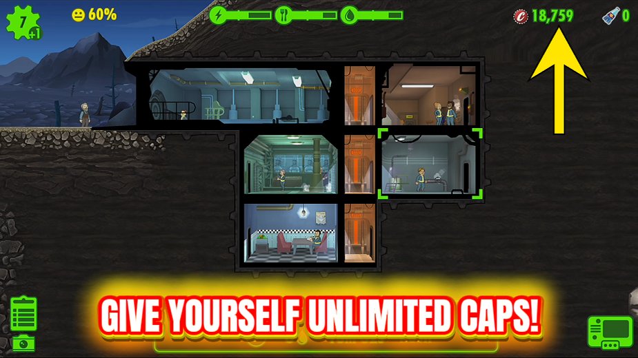 Fallout Shelter — Resource Lockdown (Lock All Essentials) (screenshot 5)